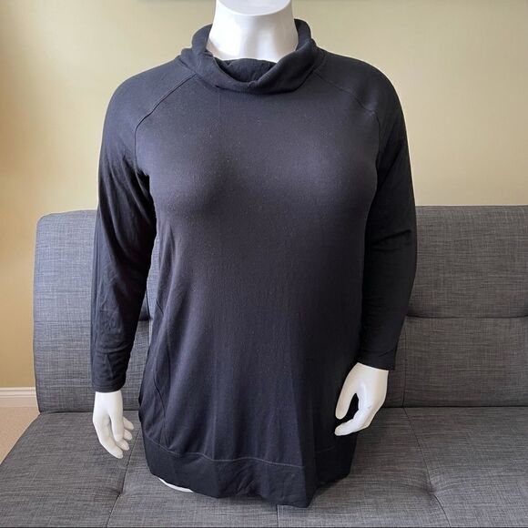 Soft Black Turtleneck Tunic - Picture 2 of 5
